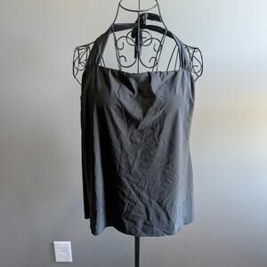 Talbots Black Swimsuit Top Size 12 Tall